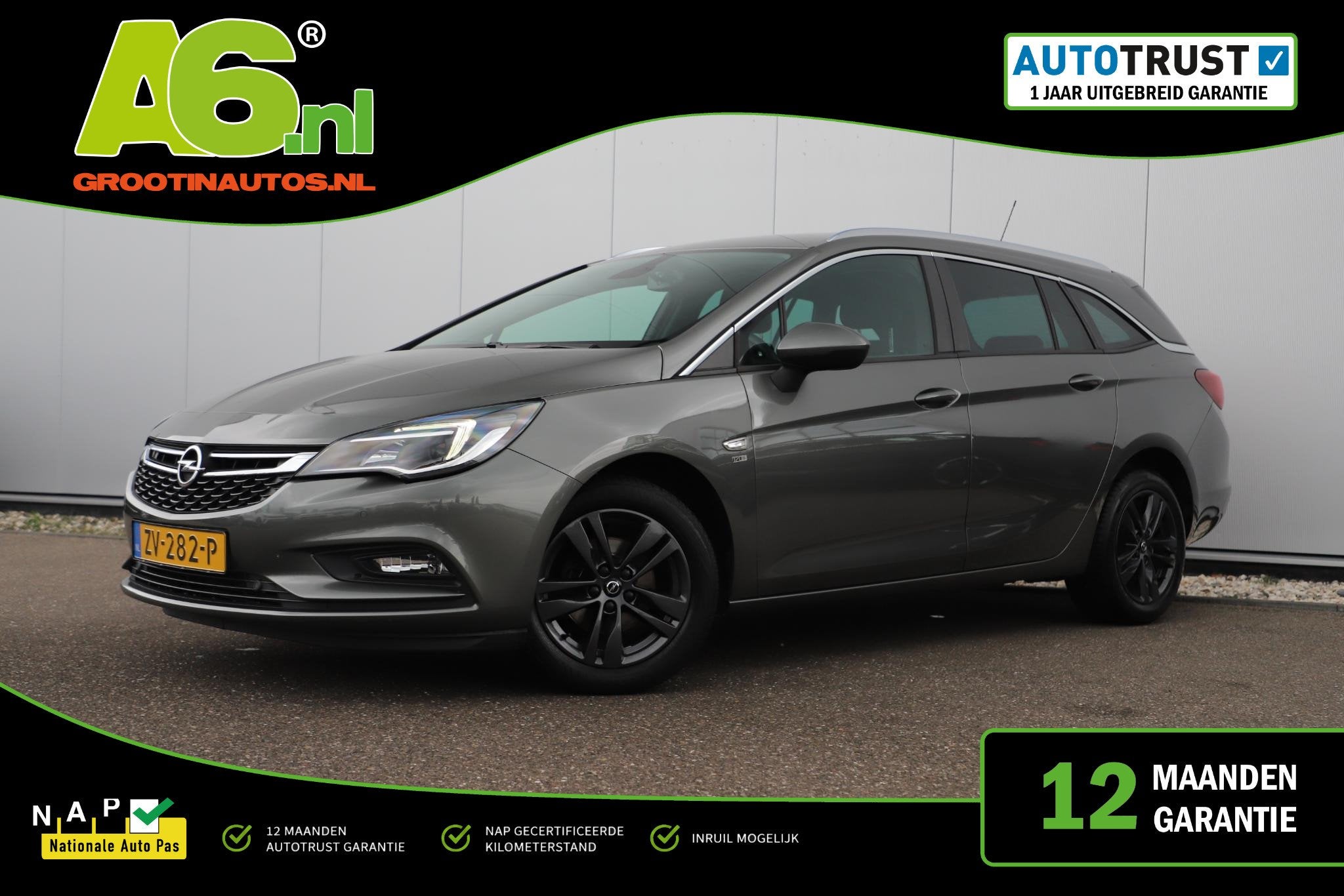 Opel Astra Sports Tourer 1.0 Turbo 120 Jaar Edition Navigati, Auto's, Stof, Gebruikt, 1178 kg, Met garantie (alle)