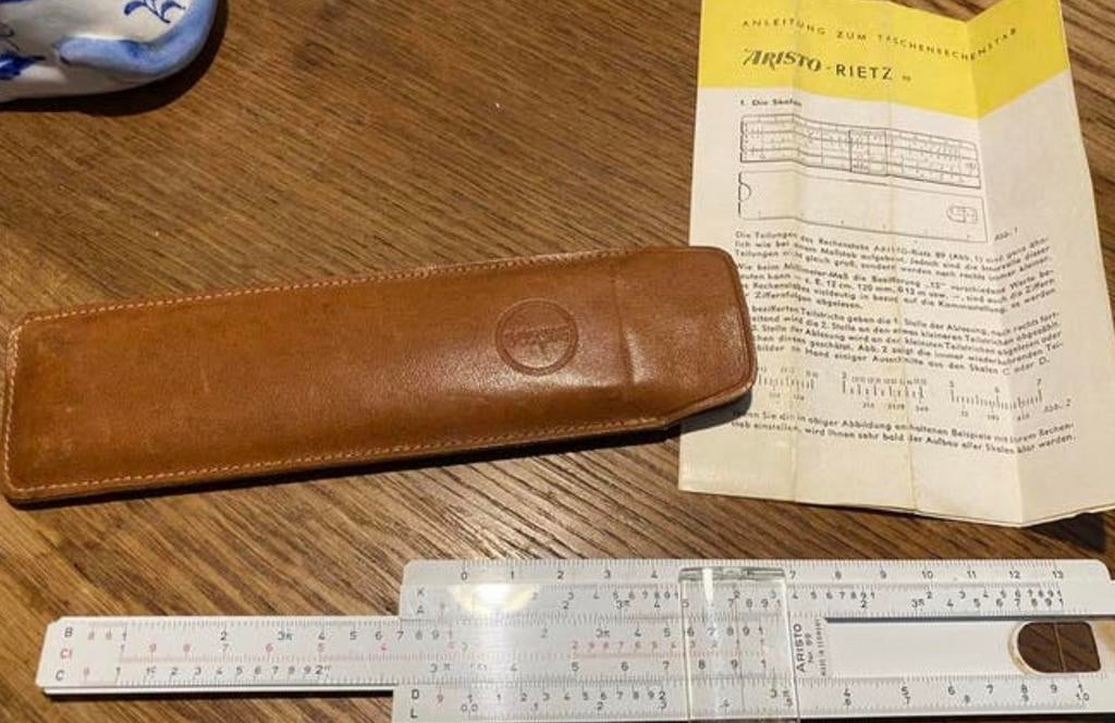Vintage Aristo rekenliniaal, Antiek en Kunst, Curiosa en Brocante, Ophalen of Verzenden