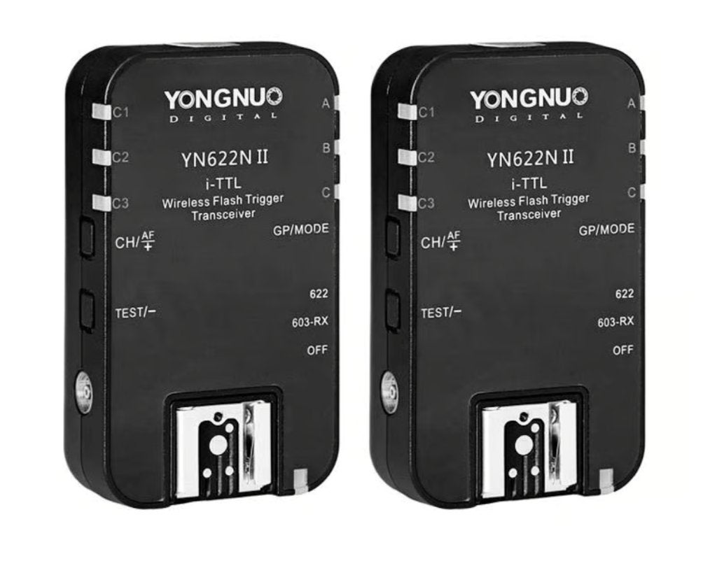 Yongnuo YN622N II Wireless Flash Transceiver (2x) voor Nikon, Overige typen, Ophalen of Verzenden, Zo goed als nieuw, Nikon