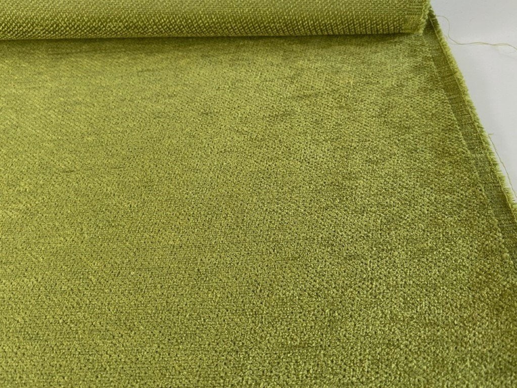 Crushed velvet meubelstof groen; 2,47 meter NU 89 euro, 120 cm of meer, Ophalen of Verzenden, Polyester, Groen