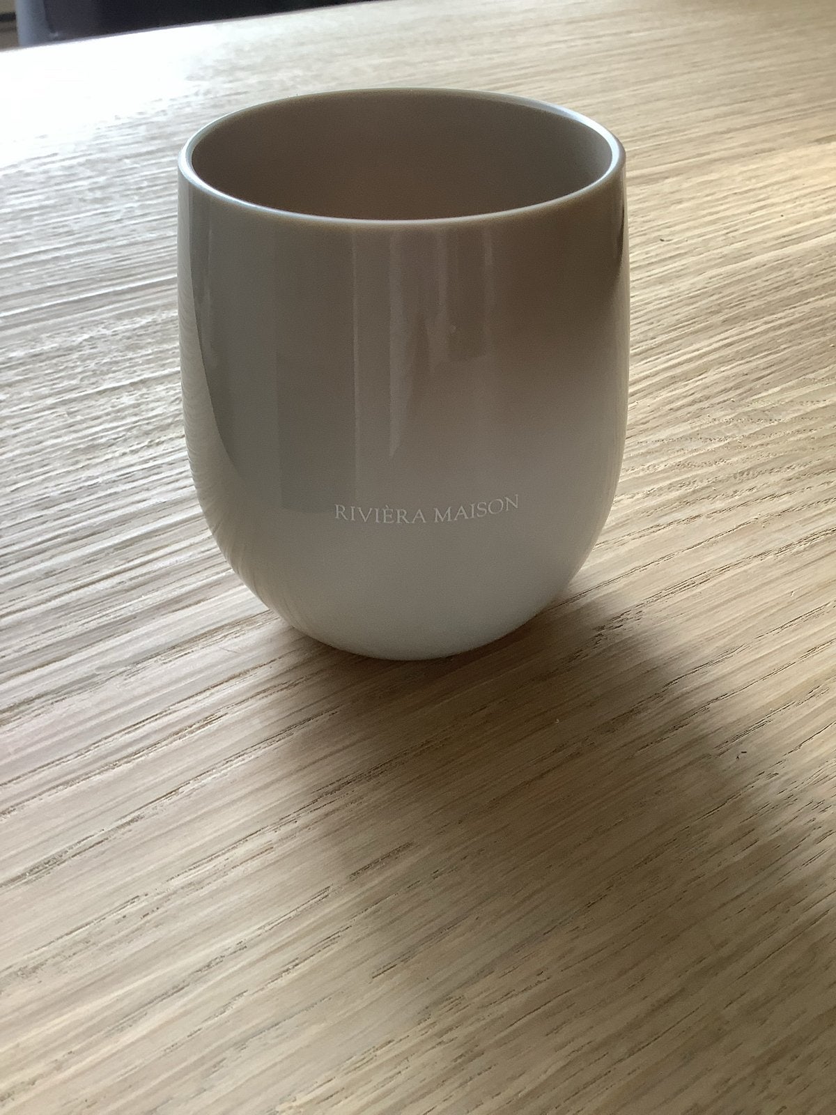 4 kunststof bekers van Rivièra Maison, Overige typen, Kunststof, Ophalen of Verzenden, Zo goed als nieuw