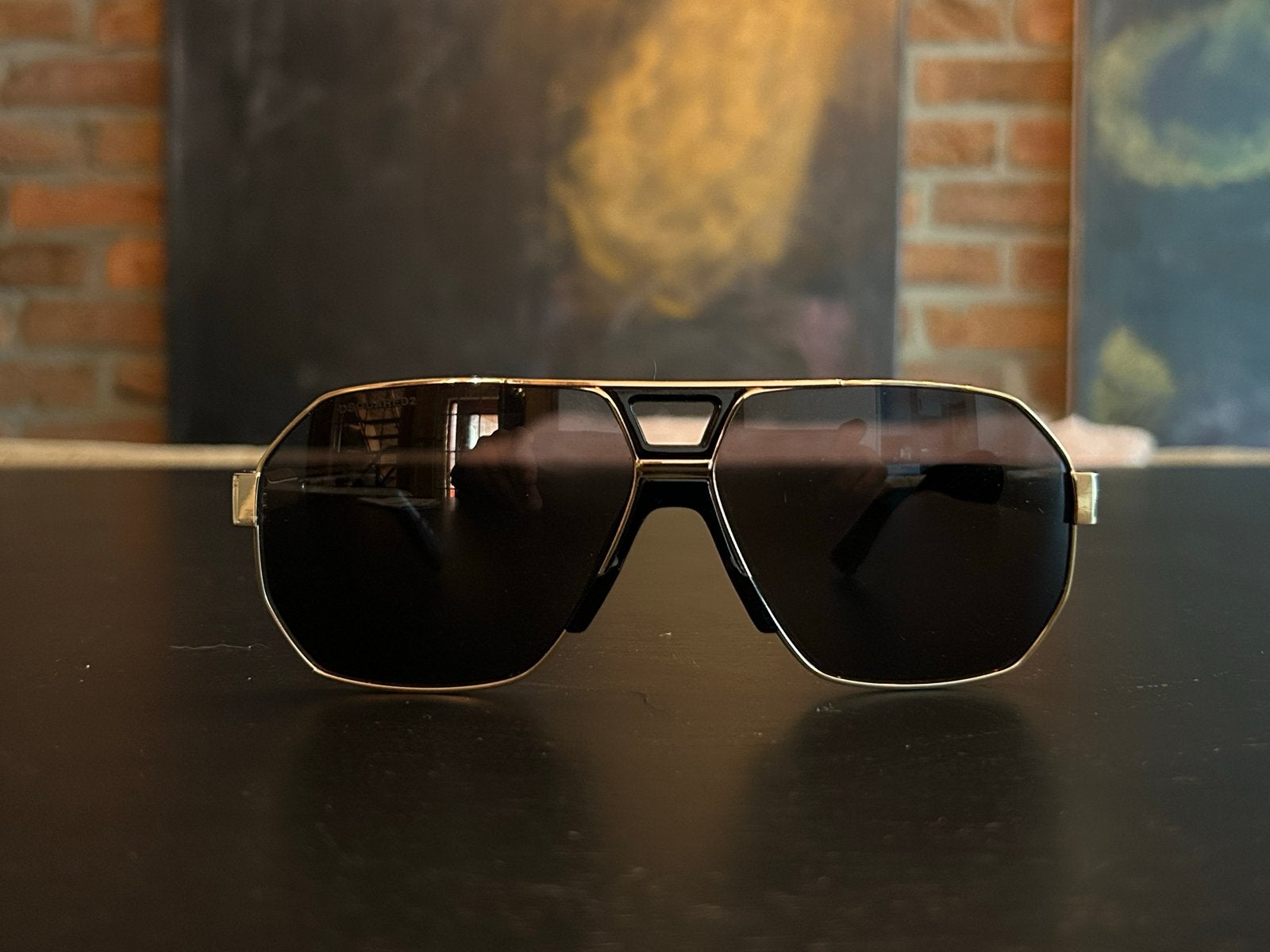 Dsquared2 D2 0028/S RHL/IR - NIEUW - Designer Zonnebril, Overige merken, Zonnebril, Zwart, Nieuw