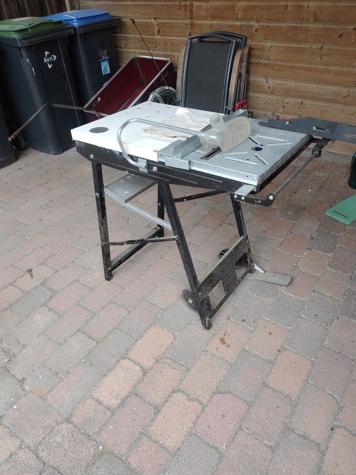 Wolfcraft werkbankje, Doe-het-zelf en Verbouw, Werkbanken, Ophalen, Inklapbaar