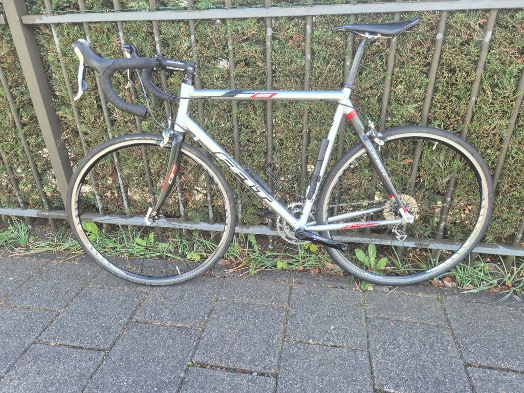 Felt F5 racefiets 58 cm – Shimano Ultegra – carbon vork, 28 inch, Gebruikt, Velgrem, 57 tot 61 cm
