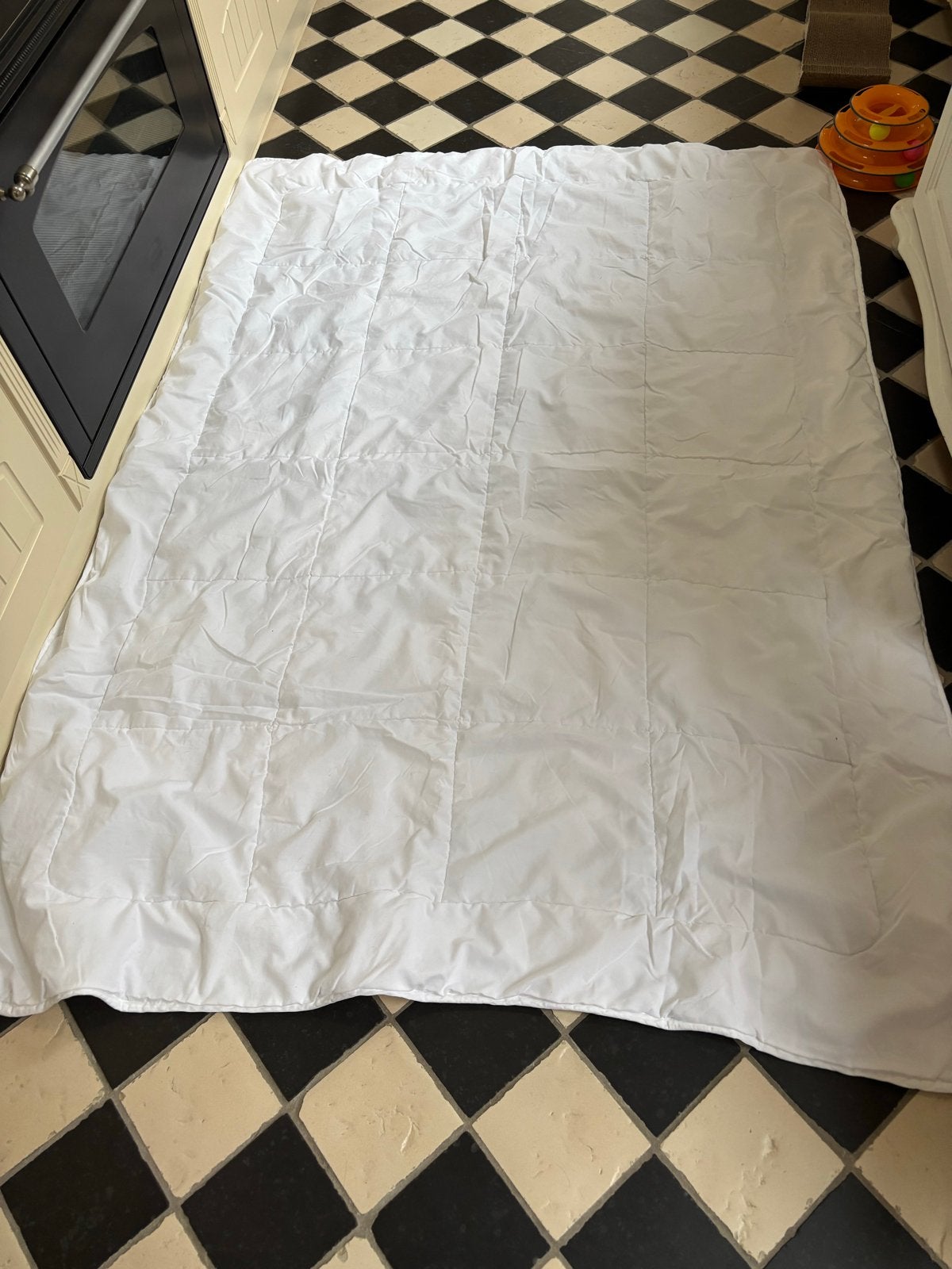 Eenpersoons zomer dekbed 130x190 - Fairline, Eenpersoons, Wit, Ophalen of Verzenden, Deken of Dekbed