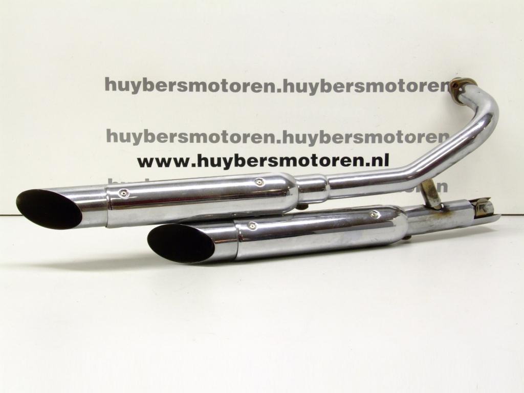Uitlaat dempers Custom Yamaha XVS650 Dragstar, Ophalen, Info@huybersmotoren.nl, Gebruikt, HM - Sale