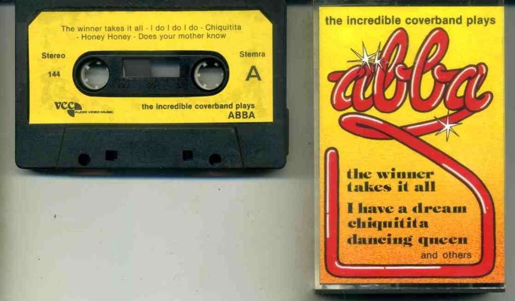 The Incredible Coverband Plays ABBA 10 nrs cassette ZGAN, 1 bandje, Ophalen of Verzenden, Zo goed als nieuw, Origineel