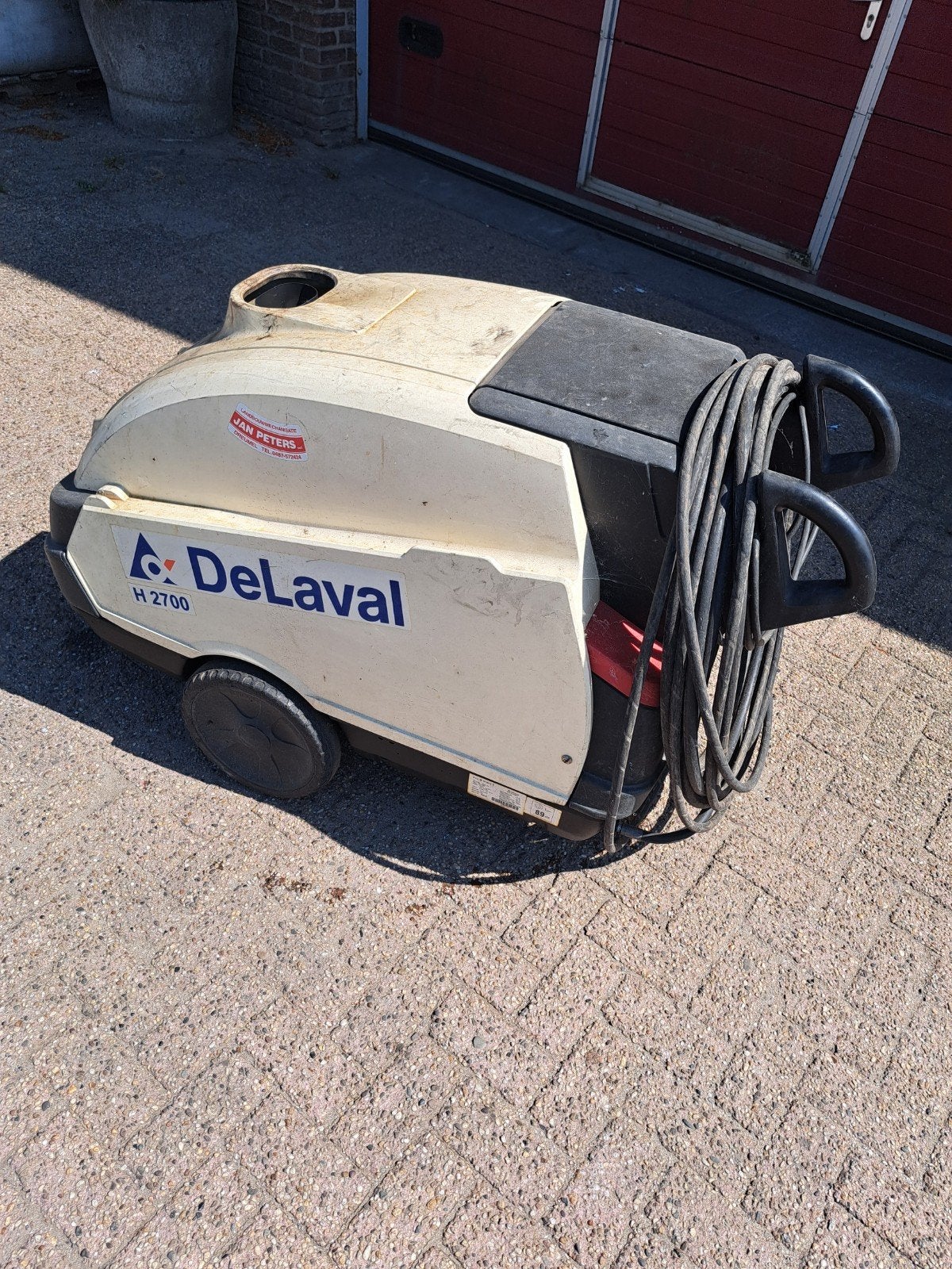 Te koop aangeboden: DeLaval H2700 stoomcleaner, Tuin en Terras, Hogedrukreinigers, Ophalen, Gebruikt, DeLaval, Elektrisch
