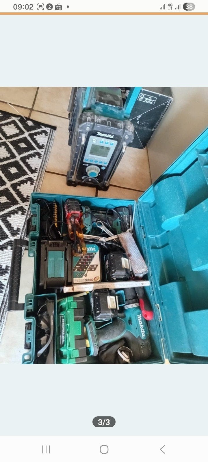 Makita DTD152 Set met Radio en Accu's 3 x battery, Doe-het-zelf en Verbouw, Gereedschap | Boormachines, Variabele snelheid, Ophalen of Verzenden