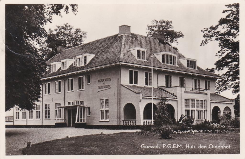 GA1620 Gorssel P G E M Huis den Oldenhof Voorst Eefde 1956, Verzamelen, Verzenden, 1940 tot 1960, Gelopen, Gelderland