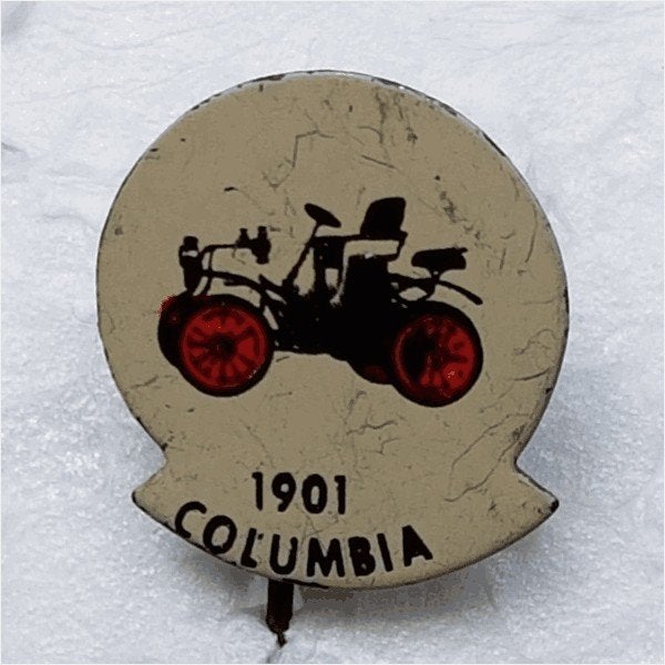 SP0352 Speldje 1901 Columbia rood, Ophalen of Verzenden, Gebruikt, Overige onderwerpen
