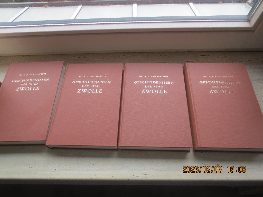 4 delige serie Geschiedenis der stad Zwolle, Ophalen of Verzenden, 17e en 18e eeuw, Zo goed als nieuw