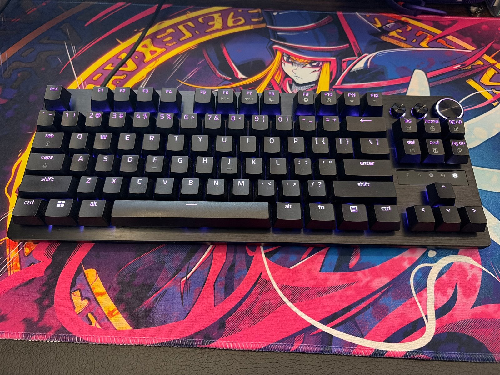 Razer Huntsman V3 Pro TKL met polssteun en originele doos, Ophalen, Gaming toetsenbord, Zo goed als nieuw, Qwerty