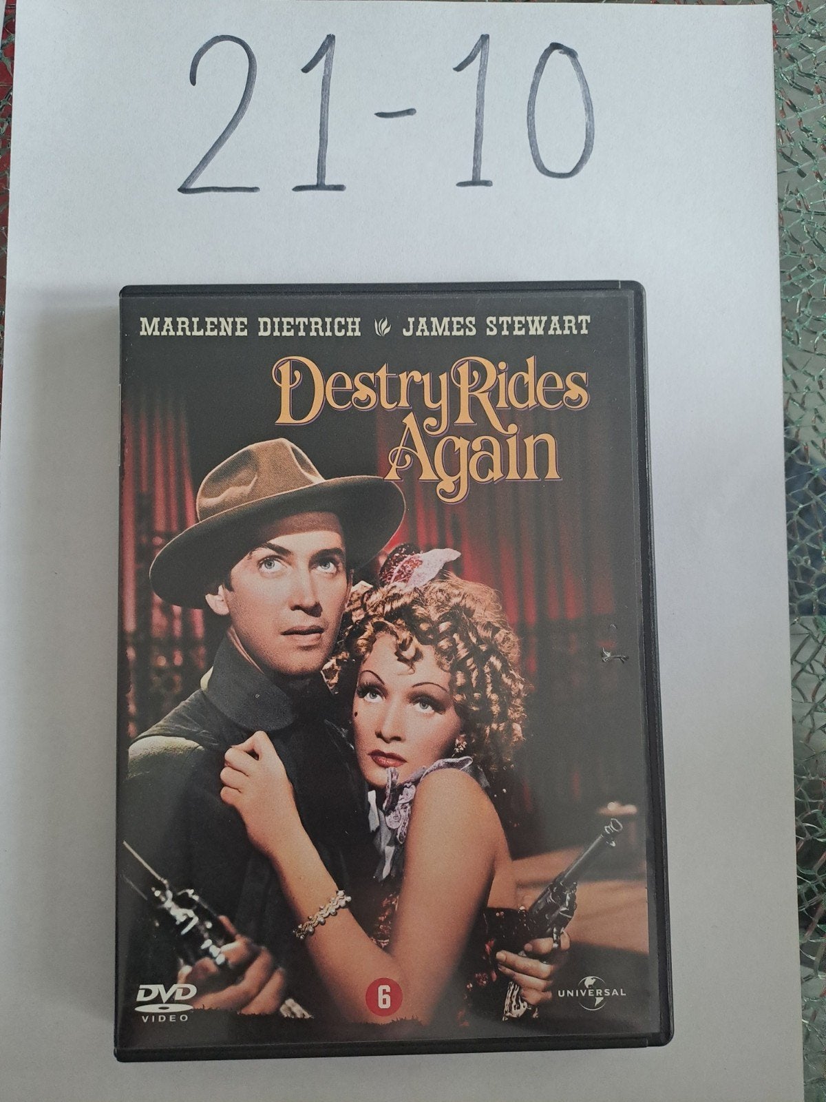 Destry Rides Again DVD - Marlene Dietrich, James Stewart, Vanaf 6 jaar, Ophalen of Verzenden, Zo goed als nieuw, Klassieker