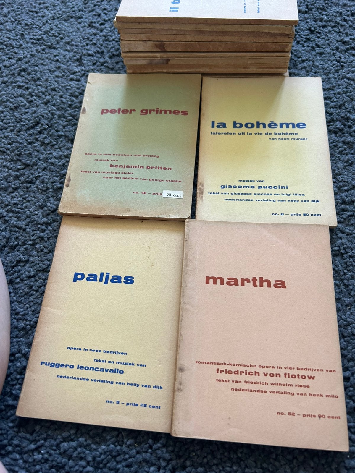 diverse libretto libretto boekjes opera, Ophalen, Gelezen, Genre of Stijl