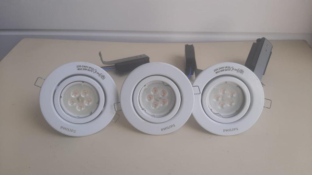 lampen 3x, Ophalen of Verzenden, Zo goed als nieuw, Overige fittingen, Led-lamp