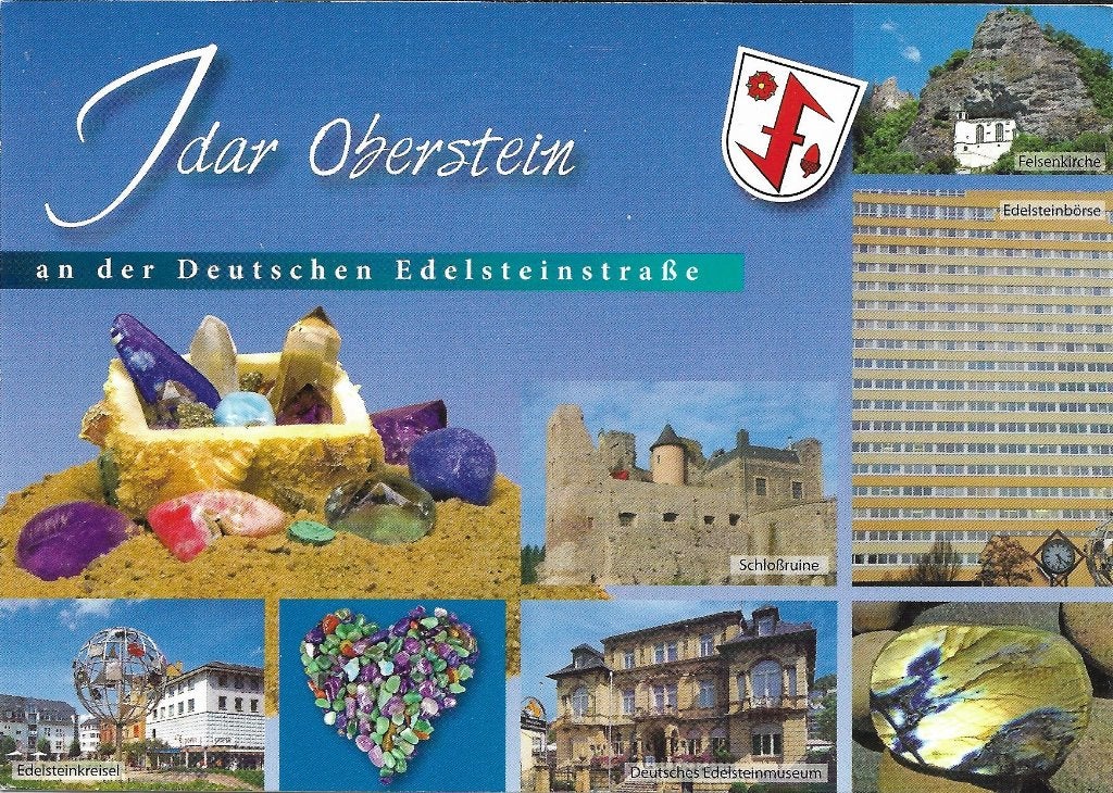 Ansichtkaart  	Idar Oberstein (Duitsland)	8-luik, Verzamelen, Verzenden, 1980 tot heden, Gelopen, Duitsland