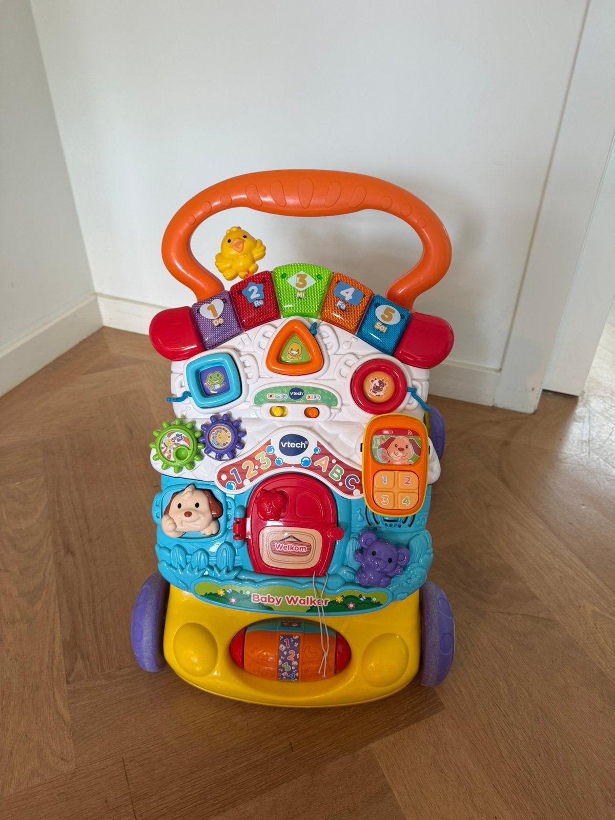 Vtech loopwagen, Kinderen en Baby's, Speelgoed | Vtech, Ophalen, Zo goed als nieuw, 6 maanden tot 2 jaar