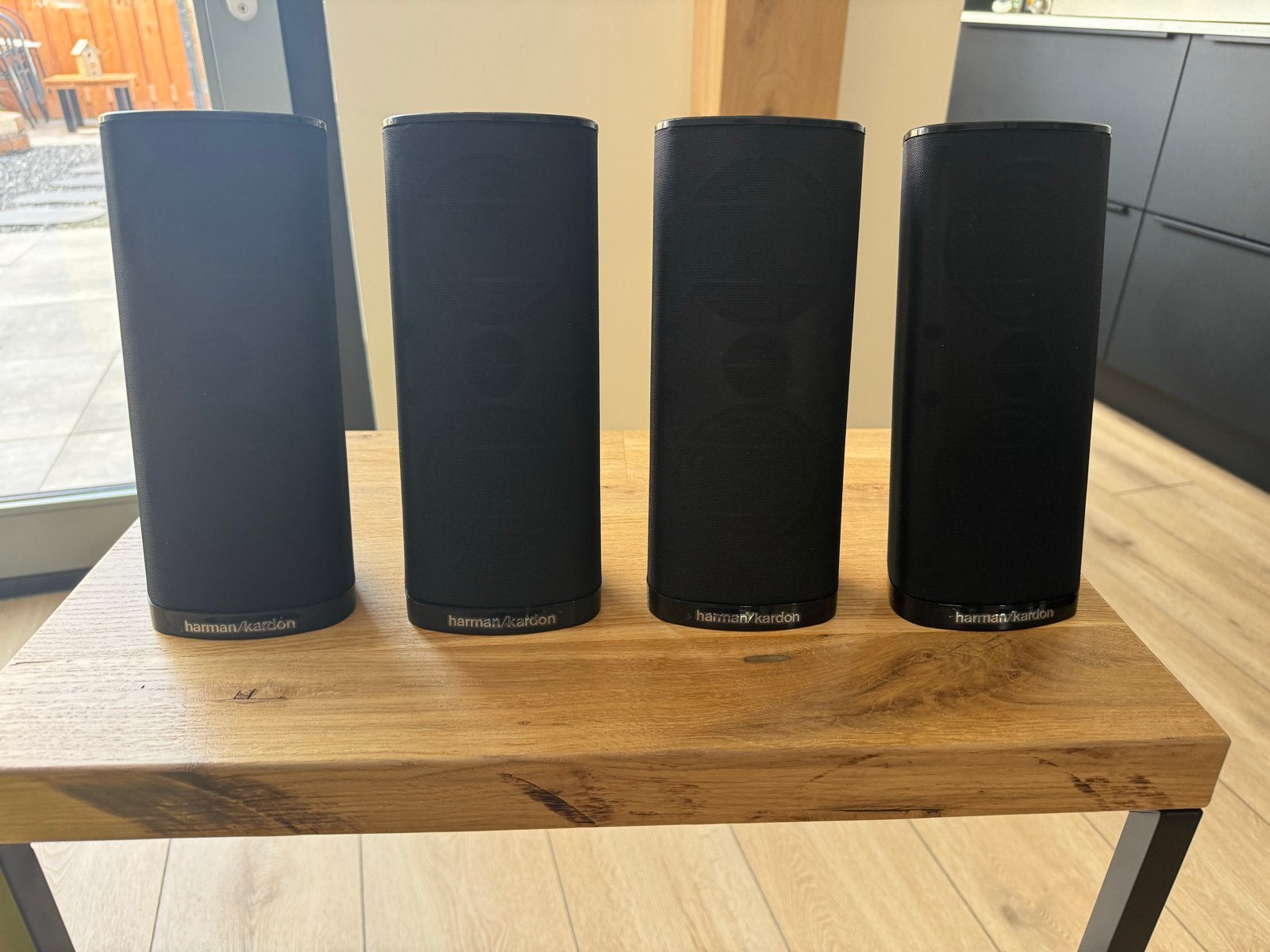 Harman Kardon HKTS 16 speakerset - set van 4 speakers, Gebruikt, Speakerset, Ophalen of Verzenden, Geschikt voor surround/home cinema