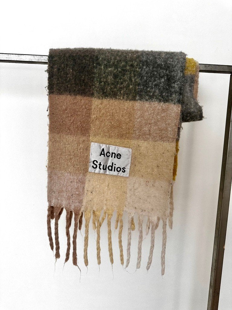 Acne Studios Sjaal / Ruit / Multi, Acne Studios, Verzenden, Maat 46/48 (XL) of groter, Zo goed als nieuw