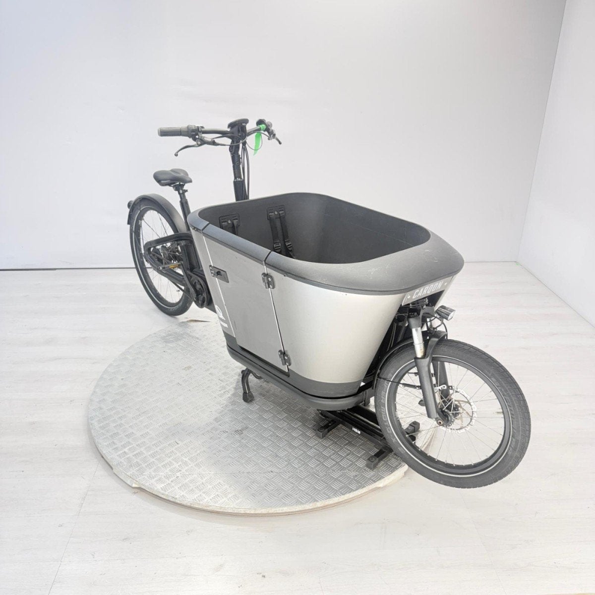Carqon family Dames zwart uni, Fietsen en Brommers, Fietsen | Bakfietsen, Gebruikt, -, -, Elektrisch