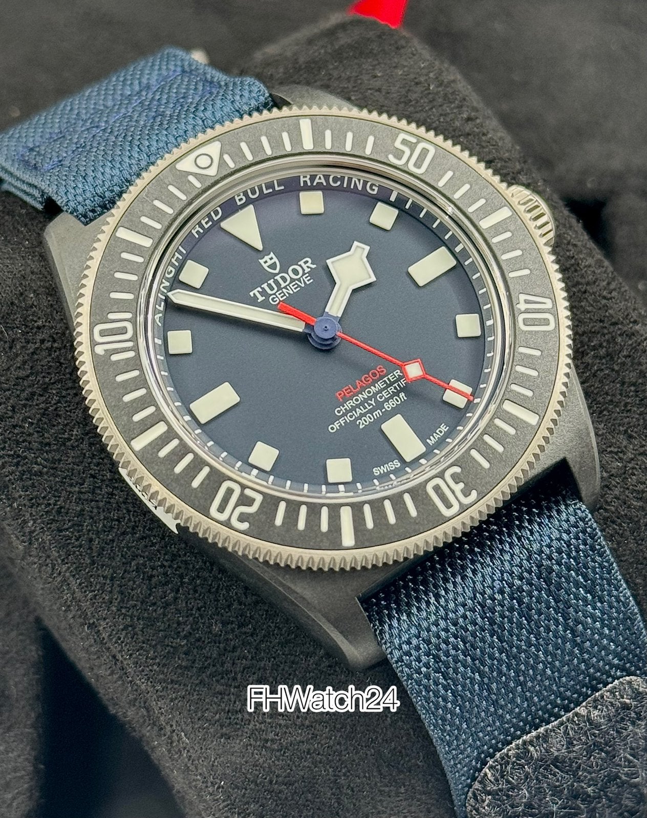 Tudor Pelagos FXD Alinghi Red Bull Racing M25707KN. D&P 2025, Overige merken, Overige materialen, Polshorloge, Overige materialen