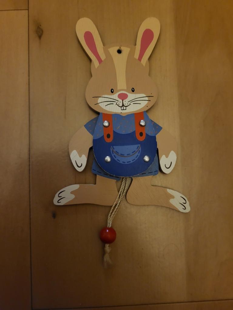 Vintage Houten haas Decoratie - Mümimel 2005, Ophalen of Verzenden, Zo goed als nieuw, Jongen of Meisje