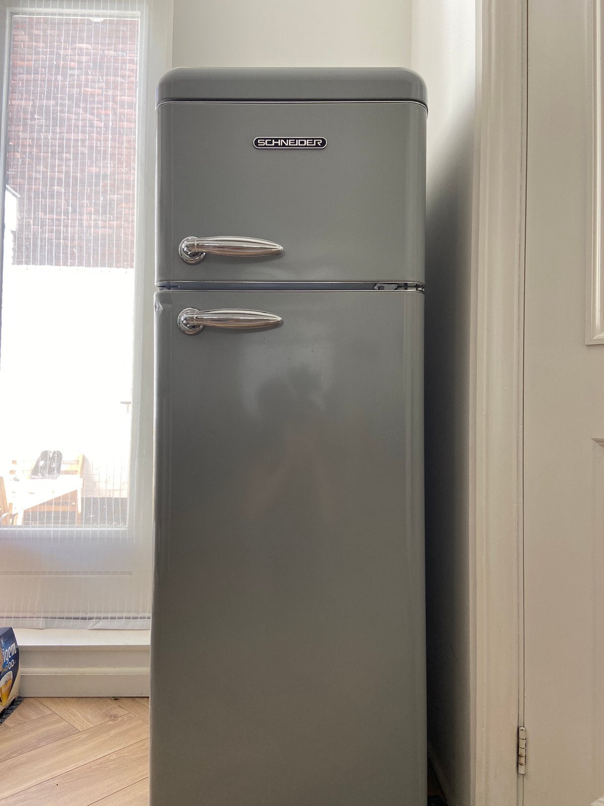 Schneider koel-vriescombinatie retro, Witgoed en Apparatuur, Koelkasten en IJskasten, Ophalen, Gebruikt, 200 liter of meer, Met aparte vriezer