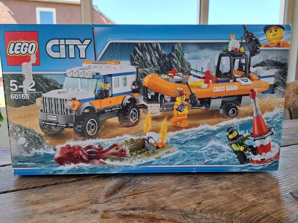 Lego City 60165 Coast Guard met doos en boekjes, Compleet, Lego, Ophalen of Verzenden, Complete set