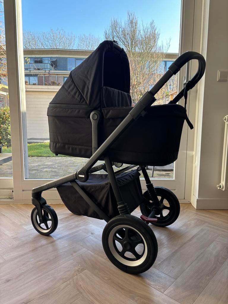 Thule Sleek kinderwagen complete set, Kinderen en Baby's, Kinderwagens en Combinaties, Gebruikt, Combiwagen, Overige merken, Duowagen