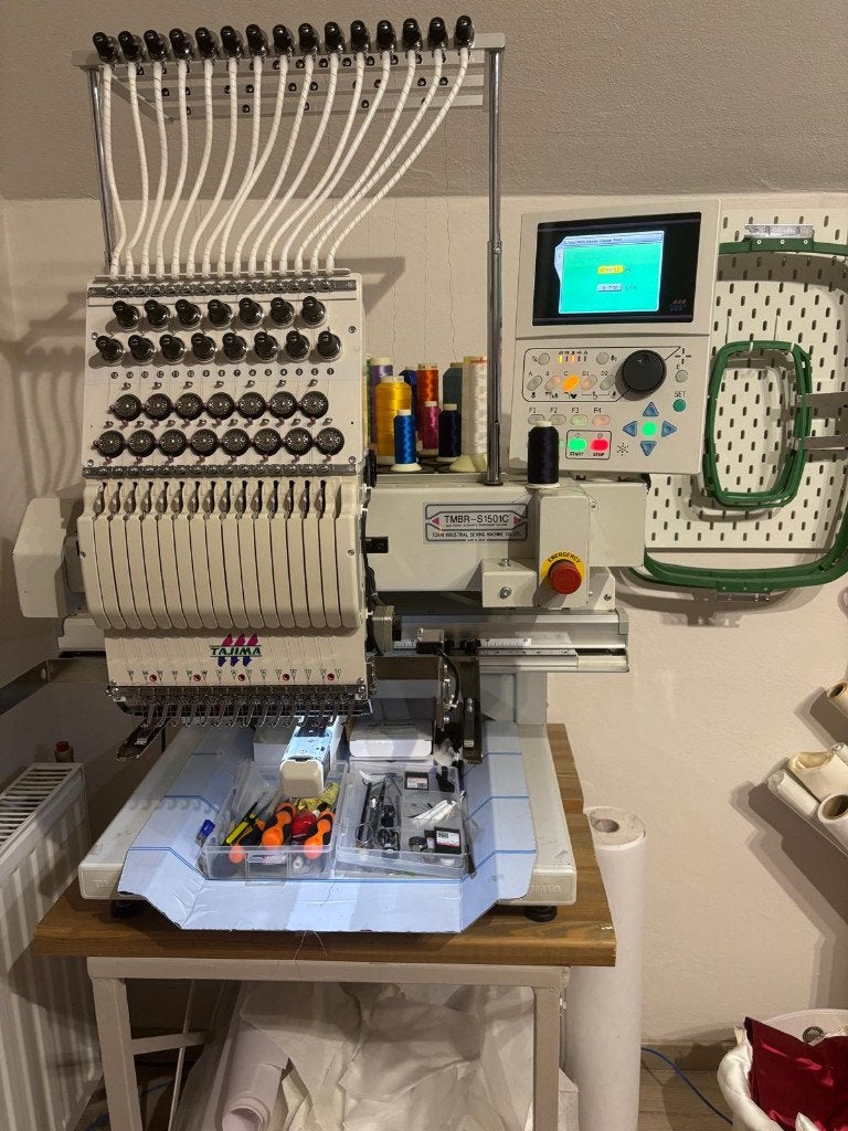 Tajima TMBR-S1501C 2018 Borduur Machine Embroidery TMBR 1501, Ophalen, Zo goed als nieuw, Machineborduren, Borduurmachine