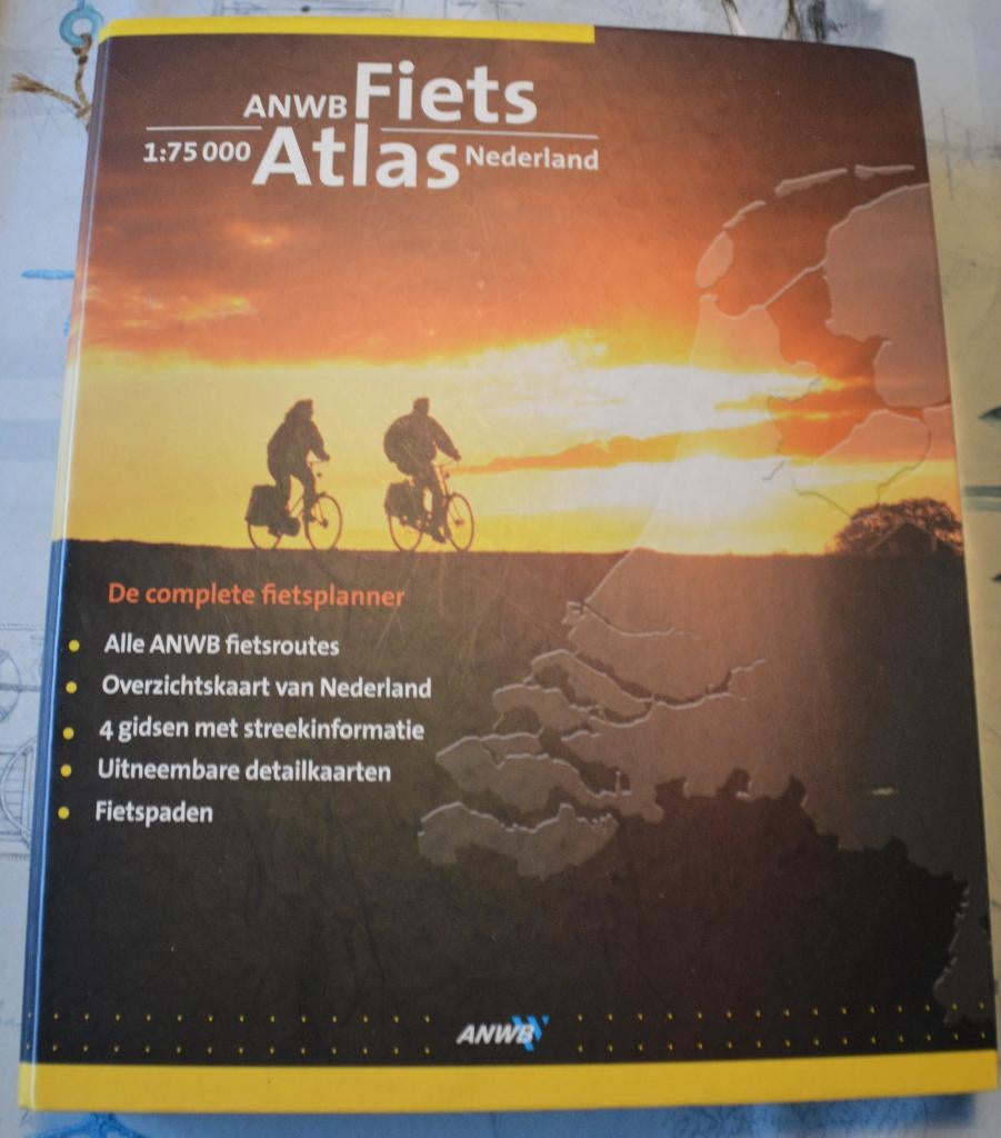 fietsatlas, Ophalen of Verzenden, 1800 tot 2000, Nederland, Landkaart
