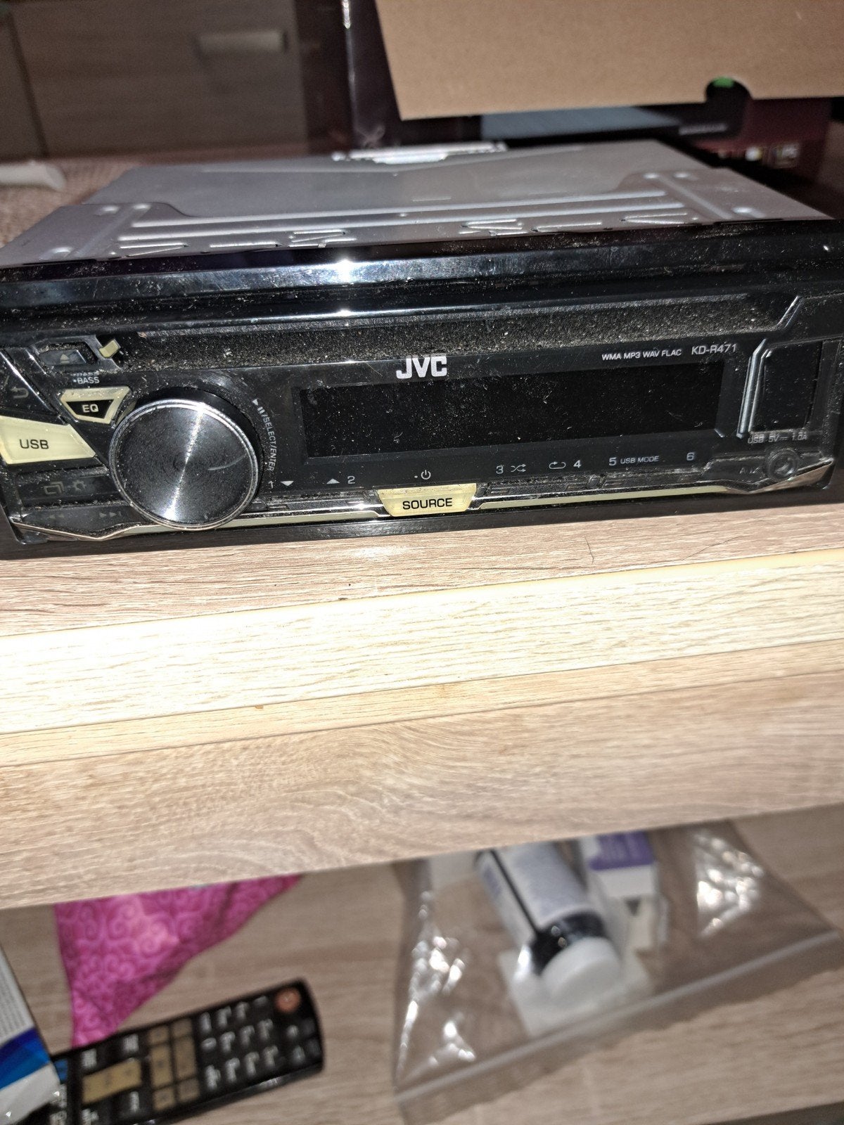 JVC KD-R471 Autoradio met USB, Ophalen of Verzenden, Gebruikt
