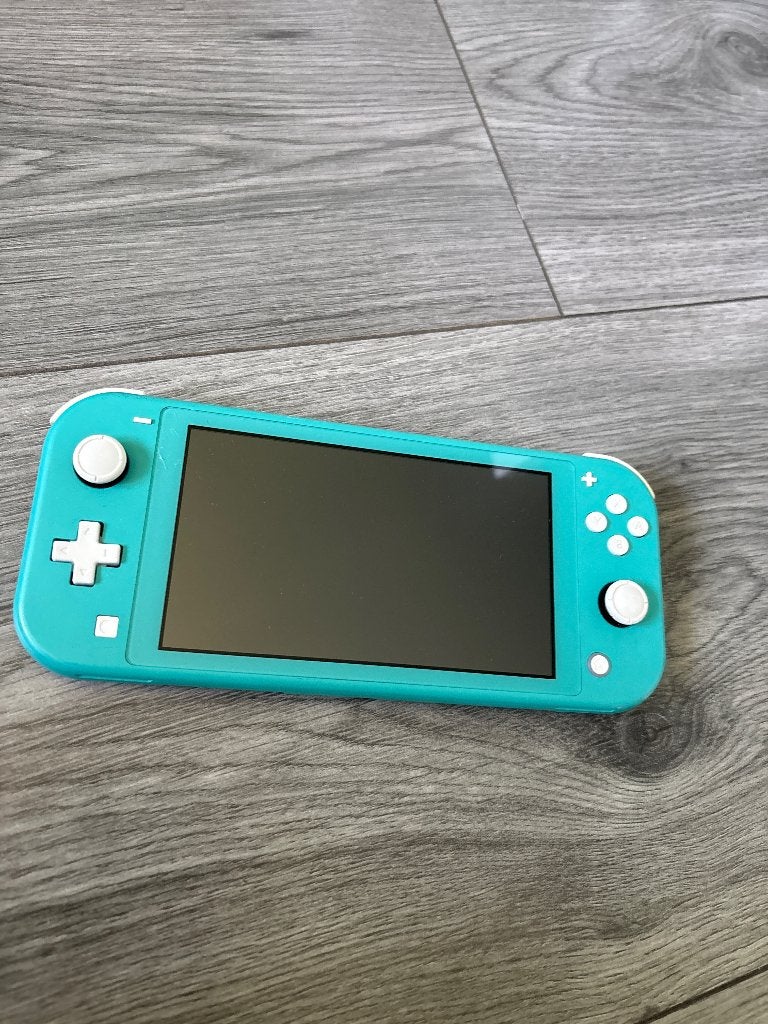 Nintendo switch lite met 4 spelletjes, Spelcomputers en Games, Ophalen of Verzenden, Turquoise, Zo goed als nieuw, Met beschermhoes of tas