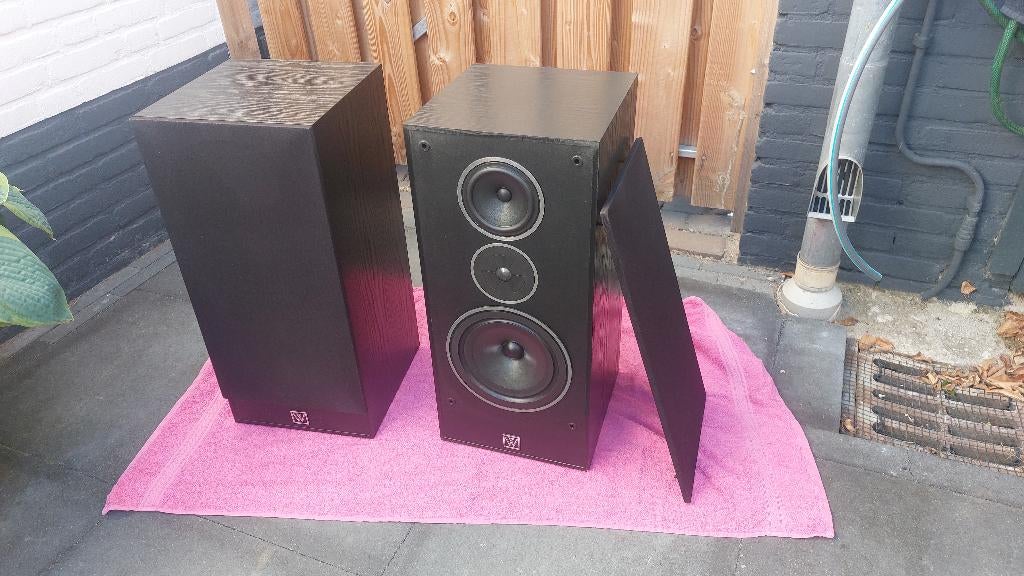 2 Luidsprekers Wharfdale, Audio, Tv en Foto, Luidsprekers, Gebruikt, 60 tot 120 watt, Front, Rear of Stereo speakers, Ophalen