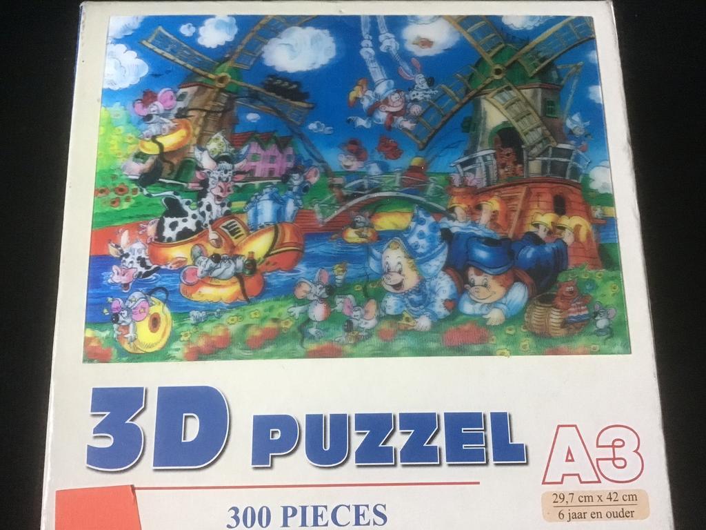 3D puzzel, de kleinste 3D puzzel 300stukjes, Ophalen of Verzenden, Minder dan 500 stukjes, Zo goed als nieuw, Rubik's of 3D-puzzel