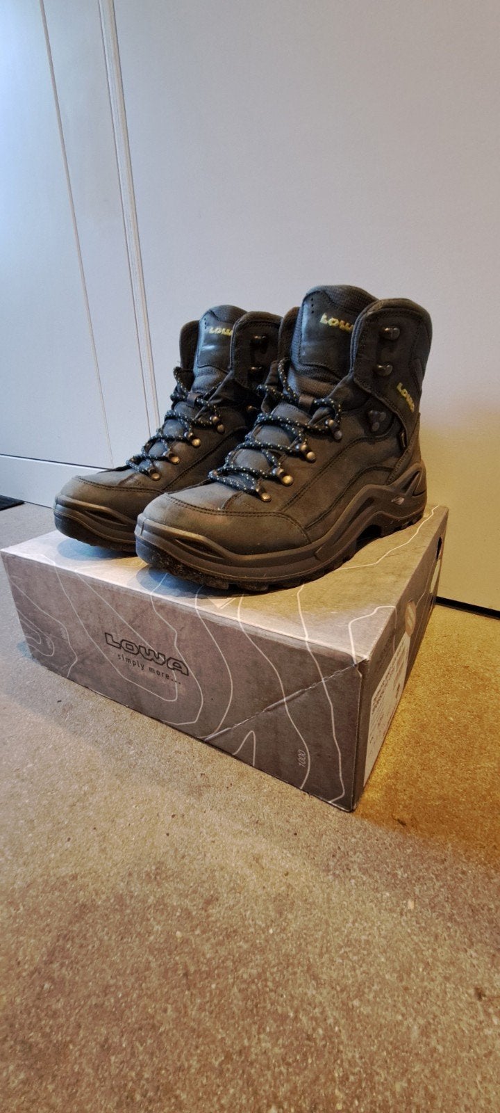 Lowa Renegade GTX Mid wandelschoenen maat 43,5, Lowa, Overige kleuren, Ophalen of Verzenden, Gedragen