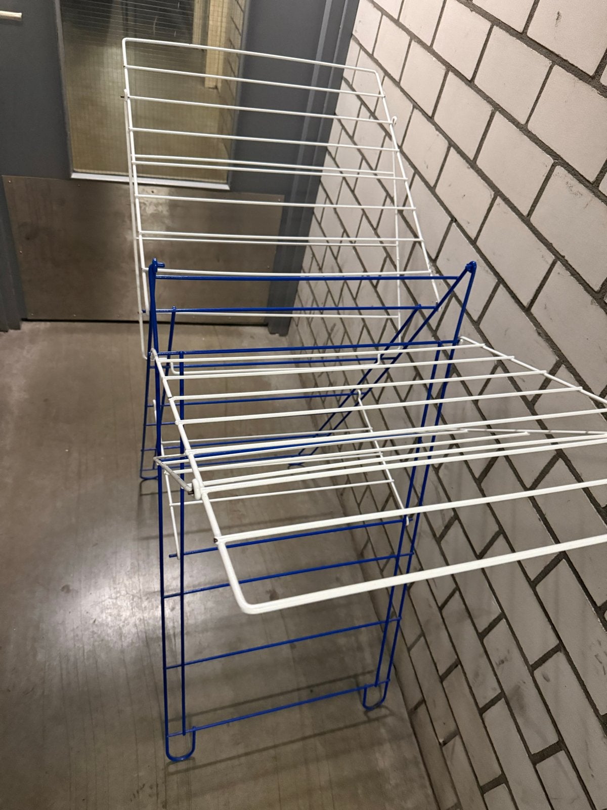 Praktisch wasrek - Wit en blauw, Ophalen, Gebruikt, Wasrek