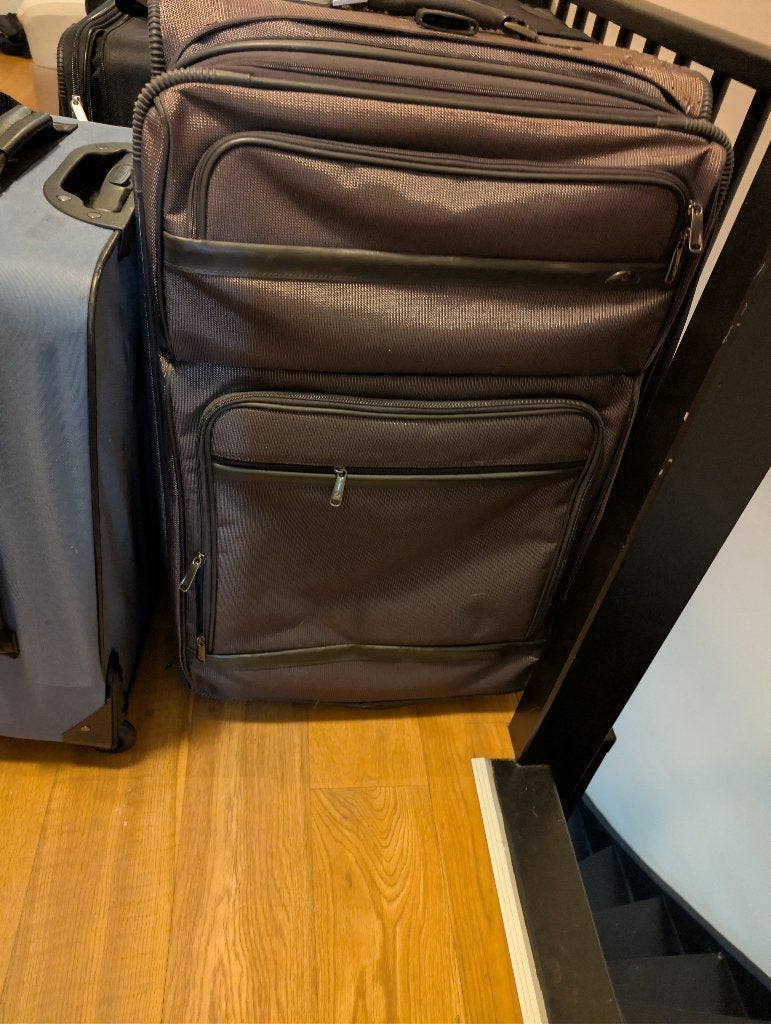 Samsonite Large suitcase 39in/99cm, Ophalen, Wieltjes, Gebruikt, Hard kunststof