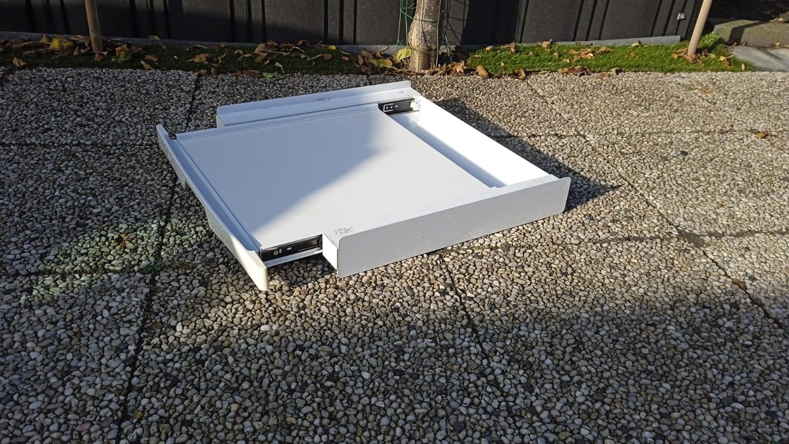Universeel koppelstuk wasmachine/droger met uittrekplank, Witgoed en Apparatuur, Ophalen, Gebruikt