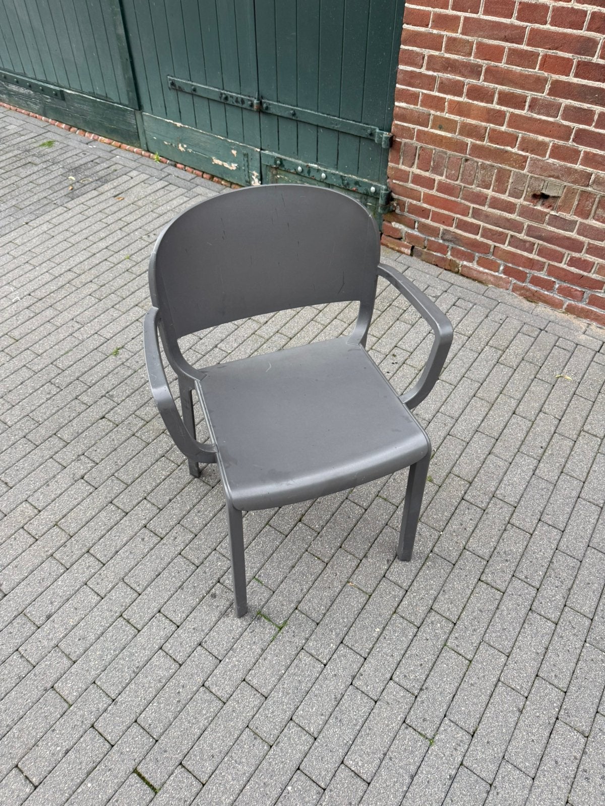 59x Pedrali design horecastoelen met armleuningen, Ophalen of Verzenden, Gebruikt, Meubilair