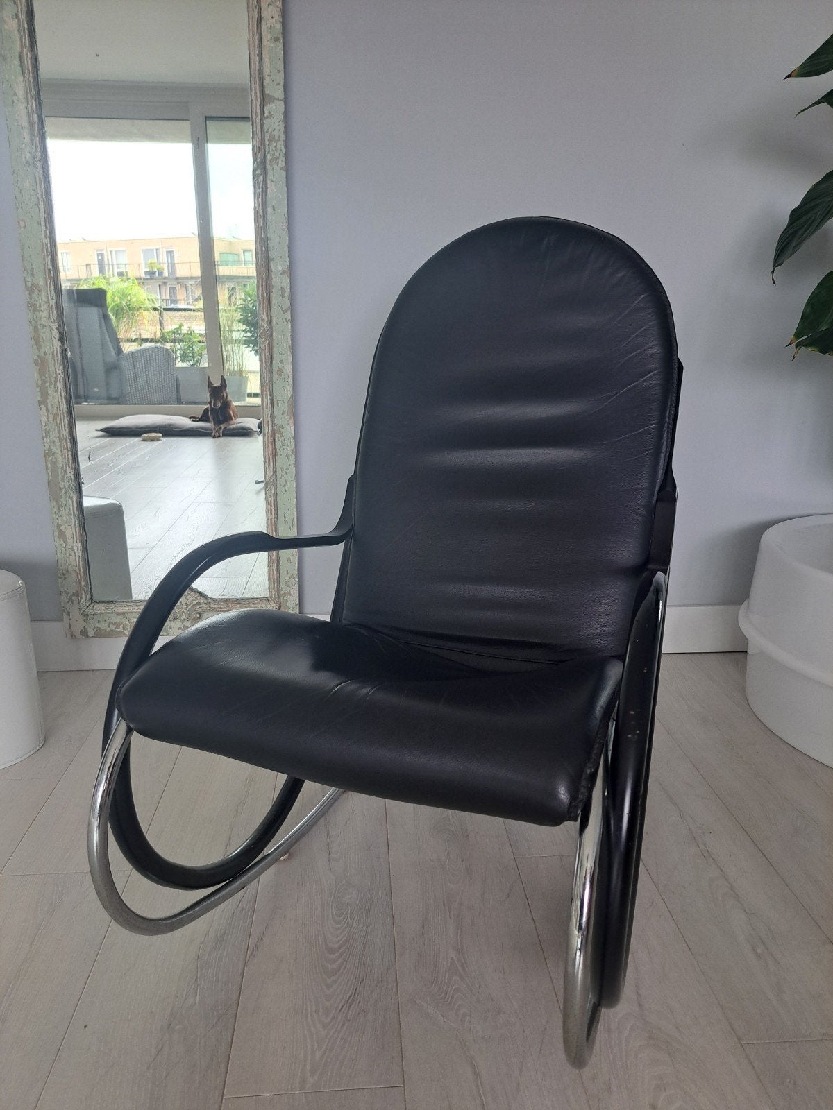 vintage schommelstoel!, Ophalen, Vintage, Zo goed als nieuw, 50 tot 75 cm
