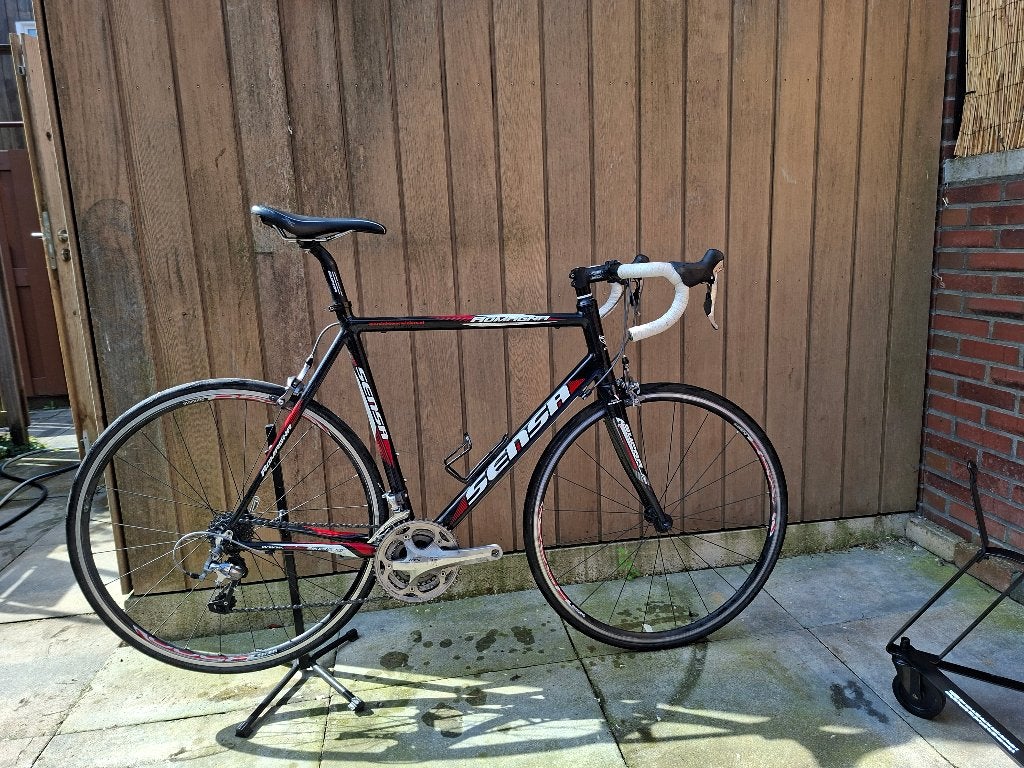 Sensa Romagna racefiets (maat 58) - Shimano 105 groepset, 28 inch, Gebruikt, Velgrem, 57 tot 61 cm