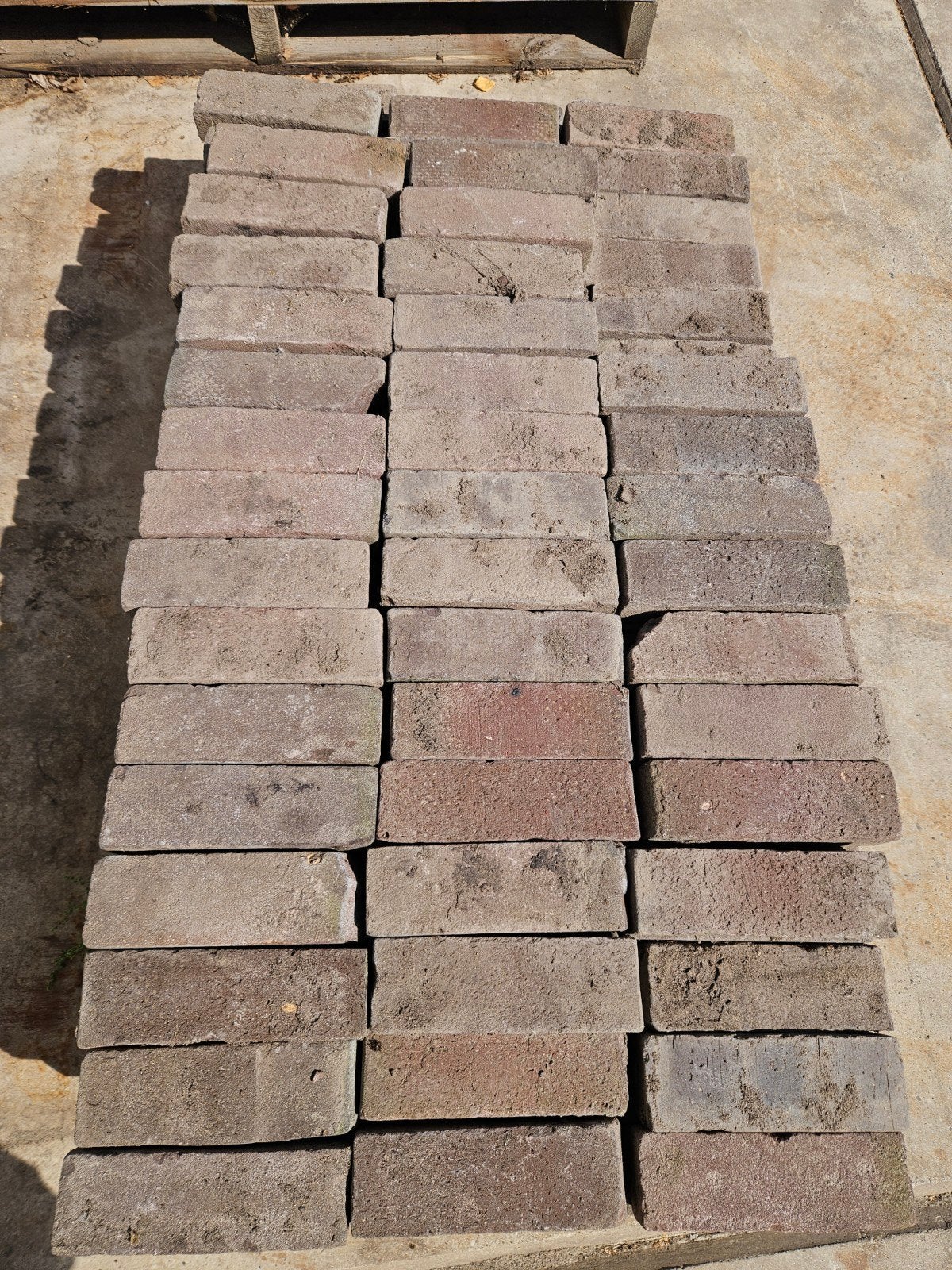 Gebakken waaltjes / klinkers. 20x5x6 cm ca. 240 stuks, Ophalen, Gebruikt, Bakstenen