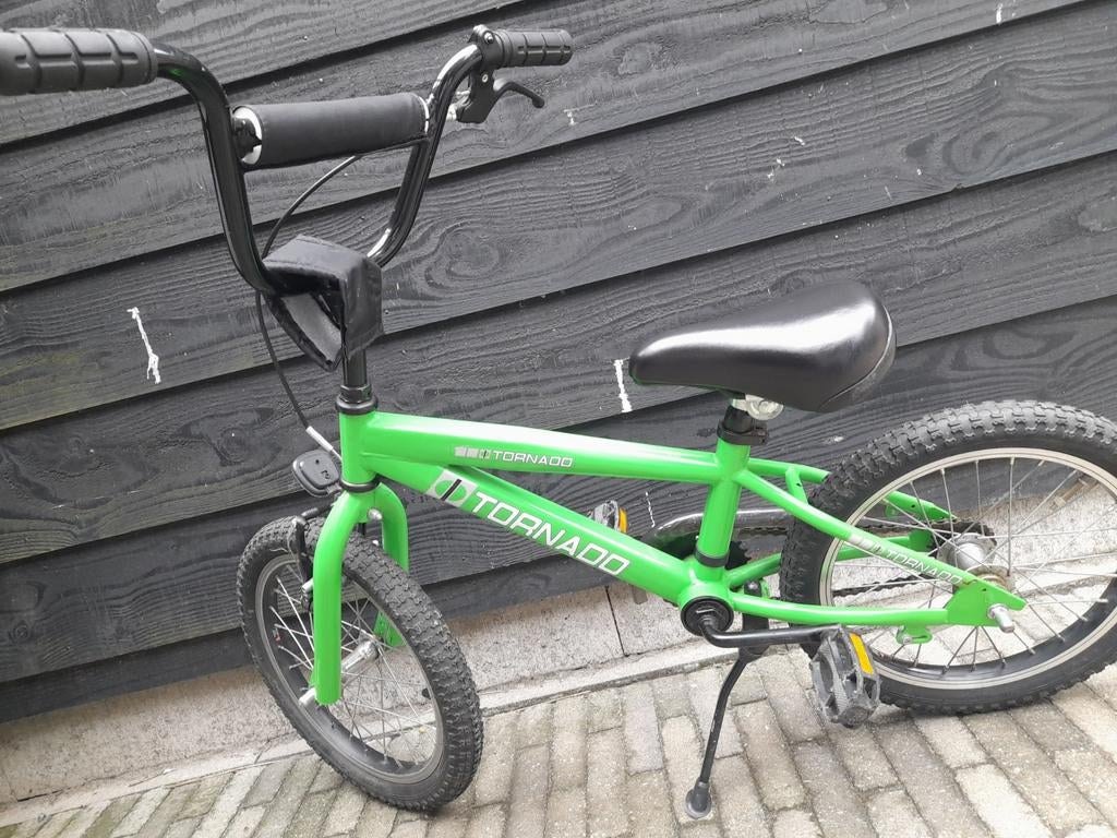 Tornado BMX fiets - Groen - 16 inch, Terugtraprem, Staal, Ophalen of Verzenden, Tornado