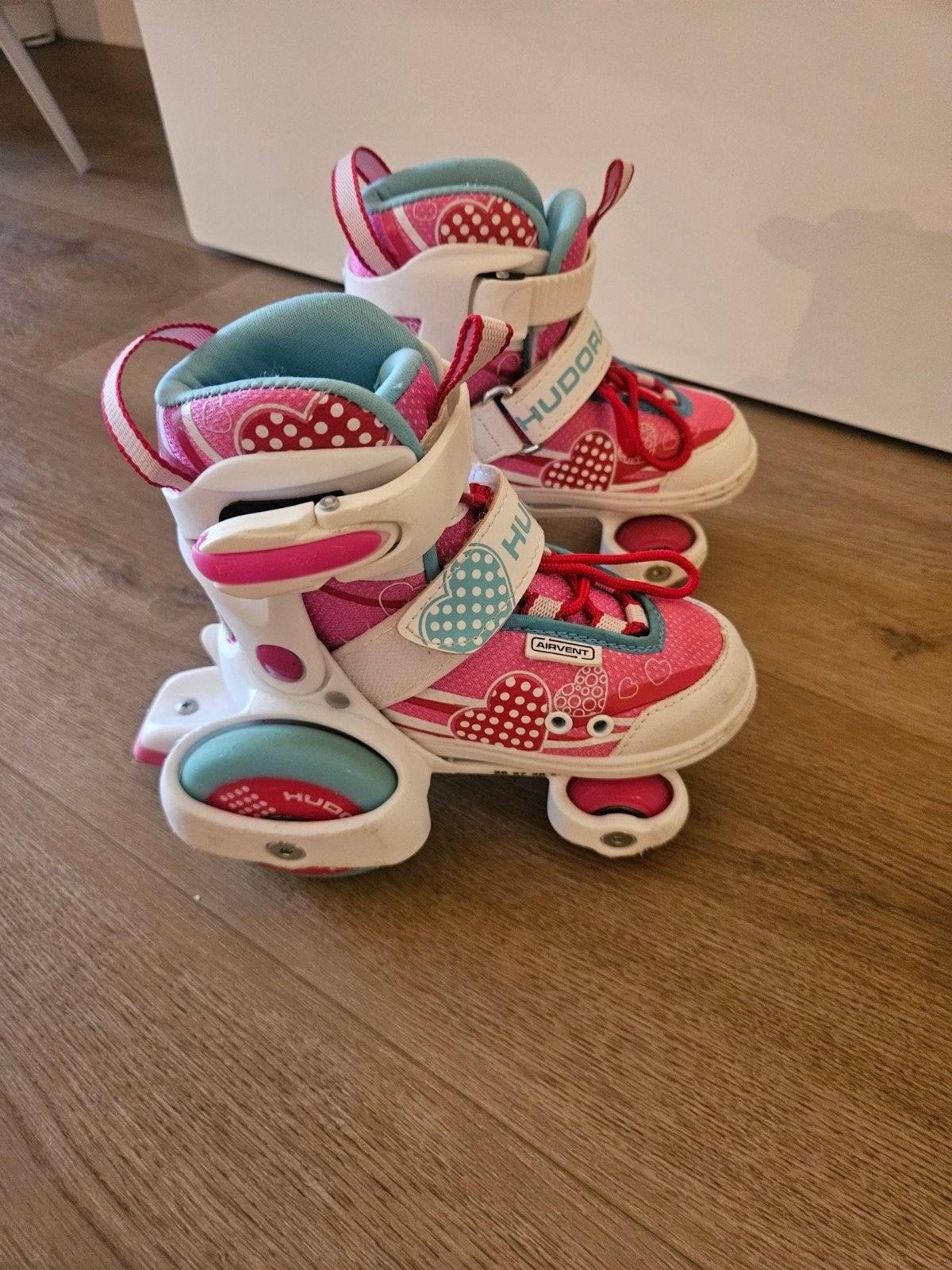 HUDORA rolschaatsen verstelbaar maat 26-29, Ophalen of Verzenden, Verstelbaar, Zo goed als nieuw, Kinderen
