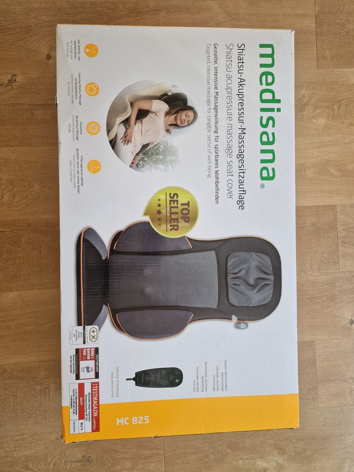 Medisana MC 825 Shiatsu-Acupressuur Massagekussen – Zgan, Ophalen of Verzenden, Zo goed als nieuw, Massagestoel of Kussen