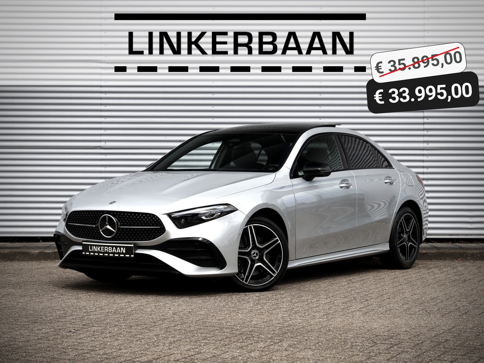 Mercedes-Benz A-Klasse Limousine A 250 e AMG | Panorama | Bu, Auto's, Automaat, 4 cilinders, 218 pk, Bedrijf