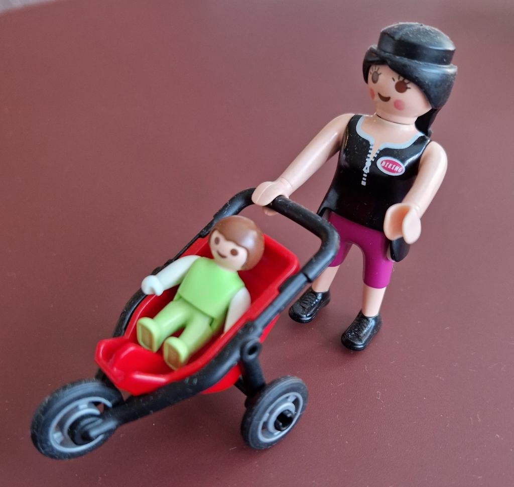 Playmobil hardloop mama met buggy, Kinderen en Baby's, Speelgoed | Playmobil, Zo goed als nieuw, Ophalen of Verzenden