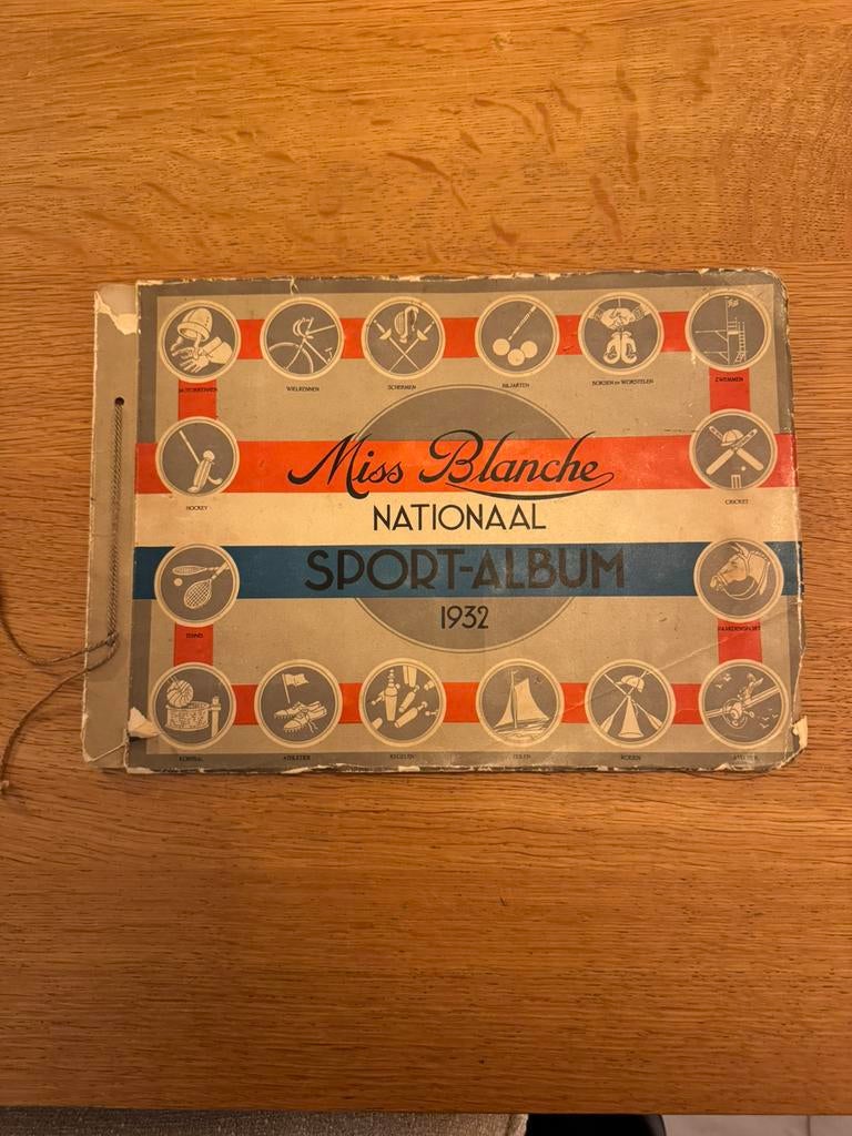 Miss Blanche Nationaal Sportalbum 1932, Ophalen of Verzenden, Gebruikt